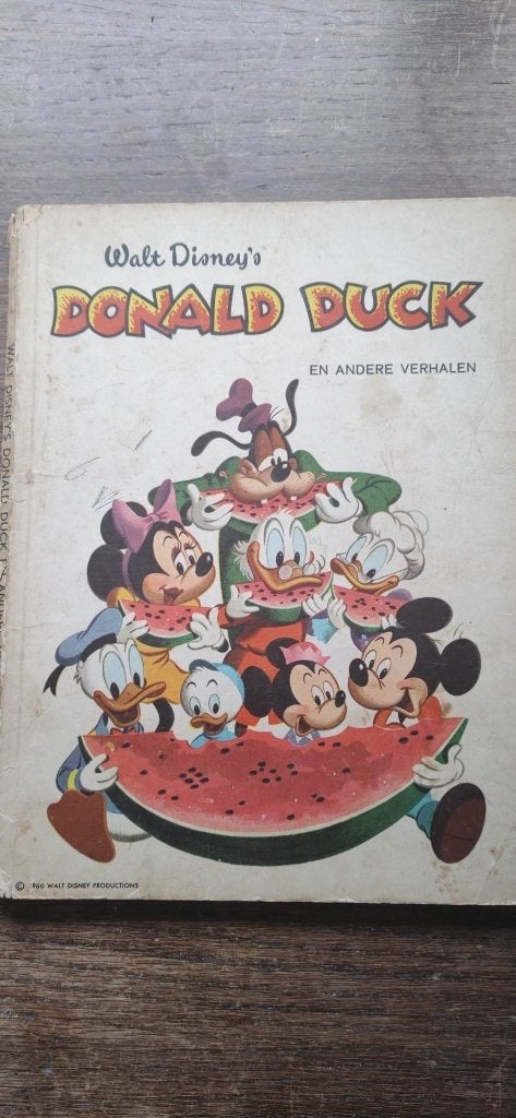 Donald Duck en andere verhalen., Gelezen, Ophalen of Verzenden, Walt Disney, Eén stripboek