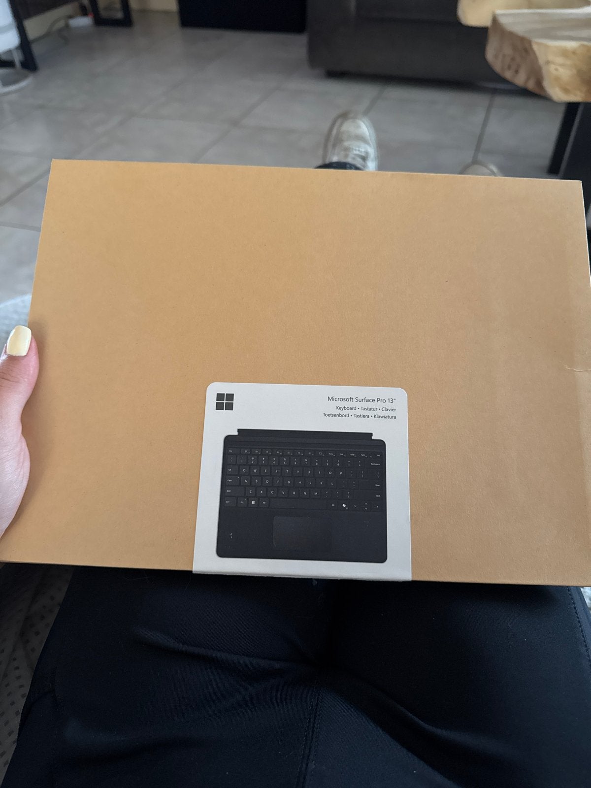 Microsoft Surface Pro Type Cover 13 Inch Zwart Qwerty, Ophalen of Verzenden, Qwerty, Nieuw, Draadloos