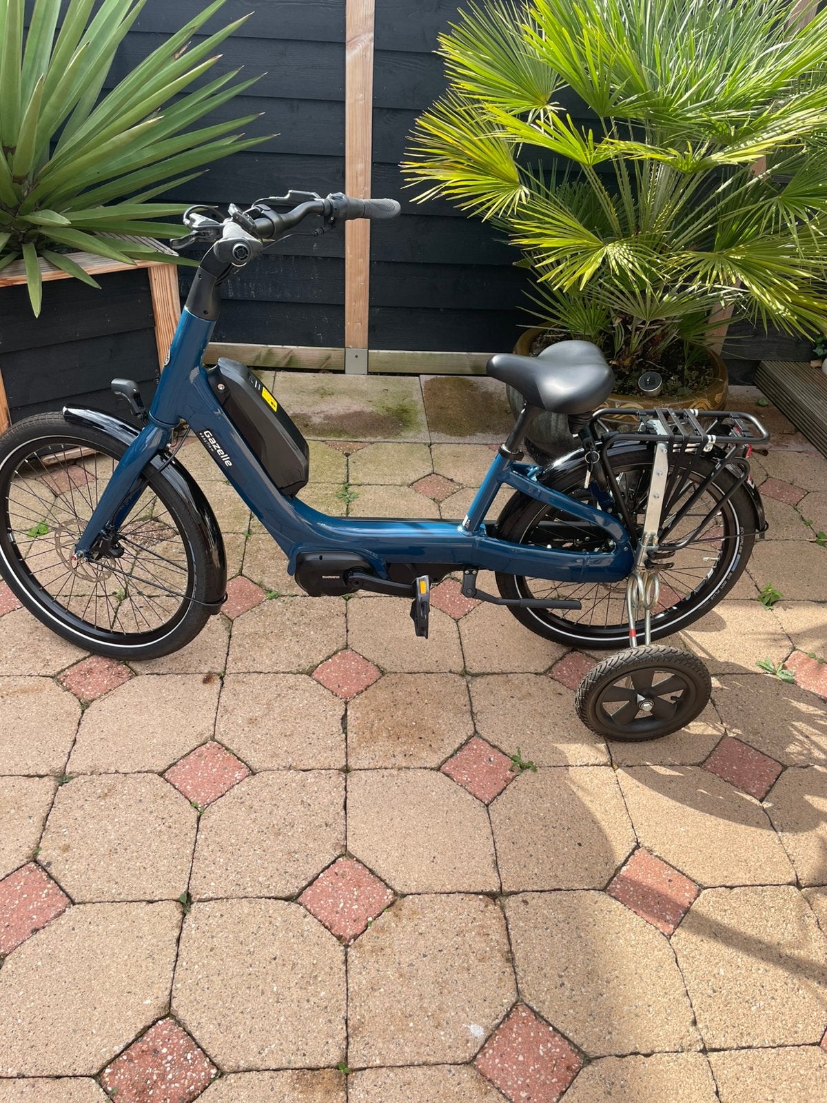 Gazelle Easyflow 78 kilometer 504KW accu swinging wheels, Ophalen, Zo goed als nieuw, Minder dan 47 cm, 50 km per accu of meer