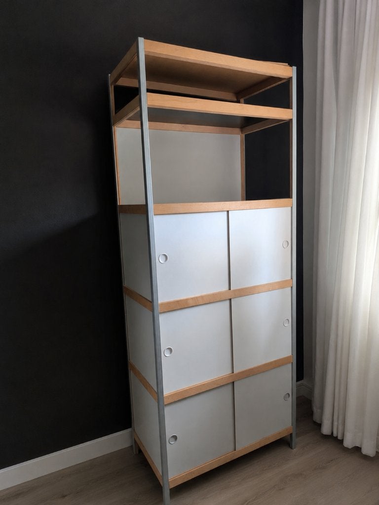 Mooie KEWLOX wit,zwart & licht grijs 80x202x42, Ophalen, Gebruikt