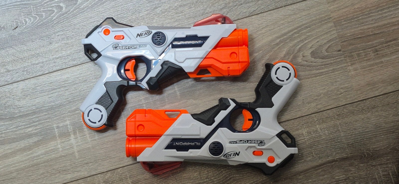Nerf Laser Ops Pro AlphaPoint Blasters (2 stuks), Ophalen, Zo goed als nieuw, Jongen of Meisje