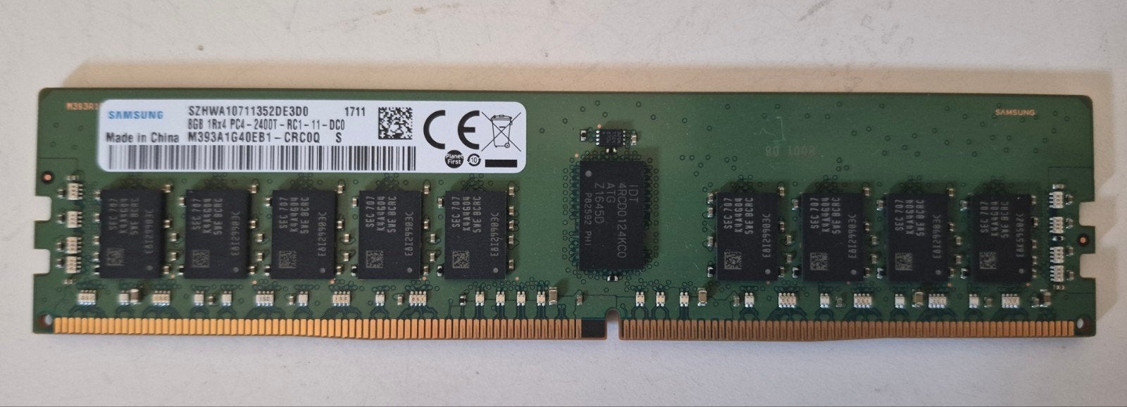 Samsung 8GB DDR4 RAM PC4-2400T Geheugenmodule, Server, DDR4, 8 GB, Ophalen of Verzenden