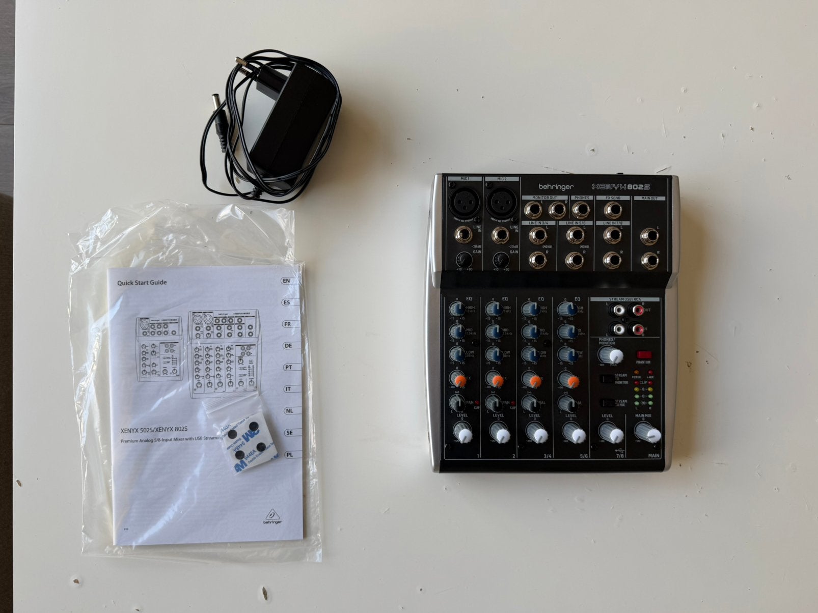 Behringer Xenyx 802S mixer – zo goed als nieuw + doos, Ophalen of Verzenden, Zo goed als nieuw