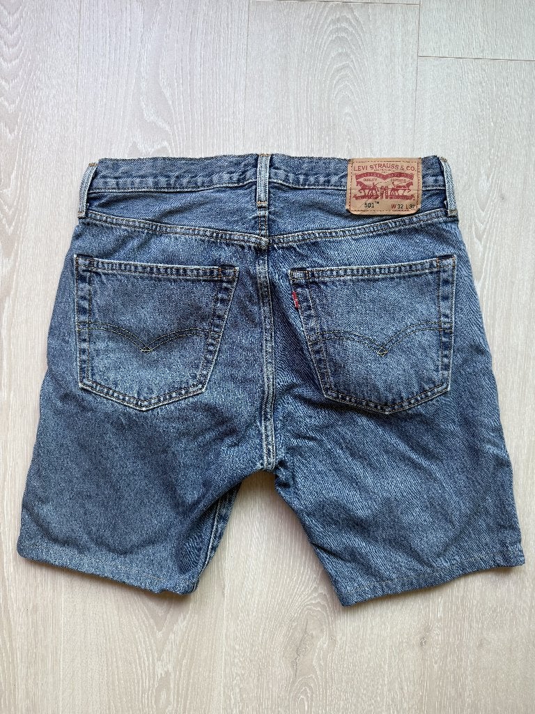 Levi's 501 Korte Broek W32, Kleding | Heren, Blauw, ., W32 (confectie 46) of kleiner, Ophalen of Verzenden