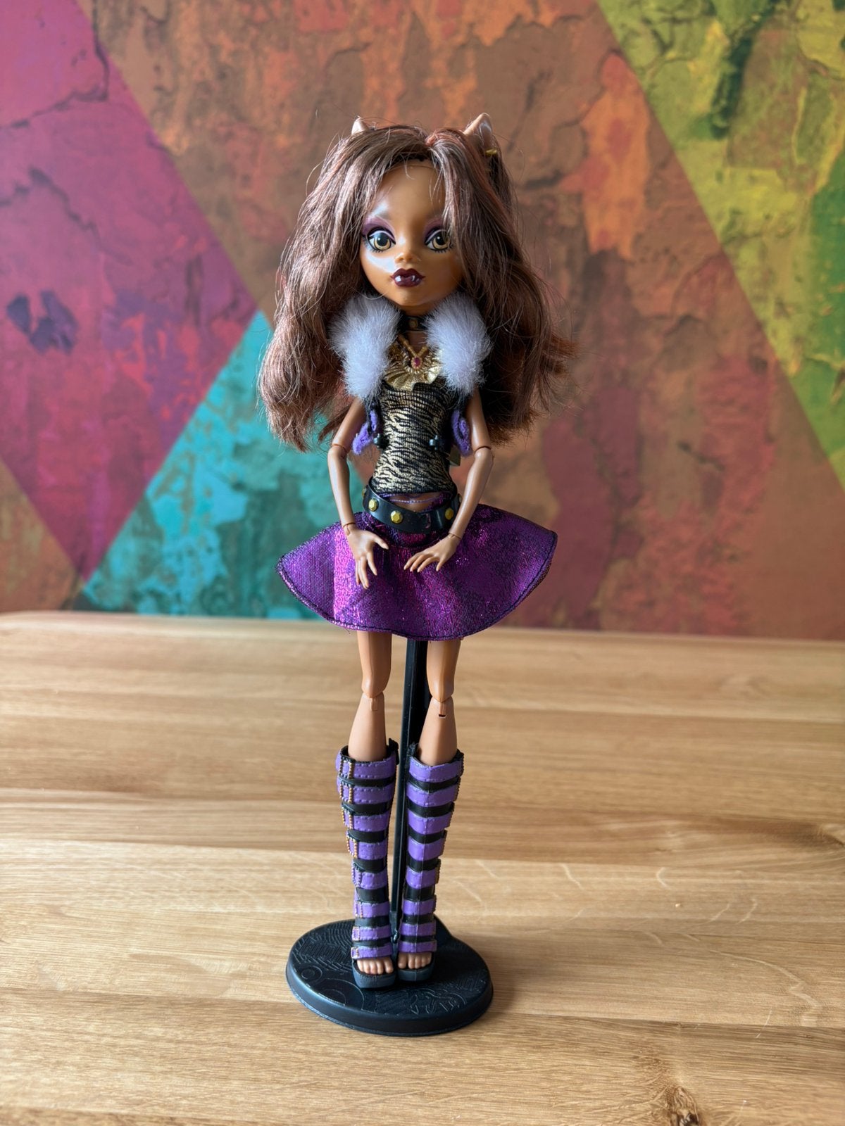 Monster High Ghoul’s Alive Clawdeen Wolf G1 2012, Verzamelen, Poppen, Ophalen of Verzenden, Zo goed als nieuw, Pop