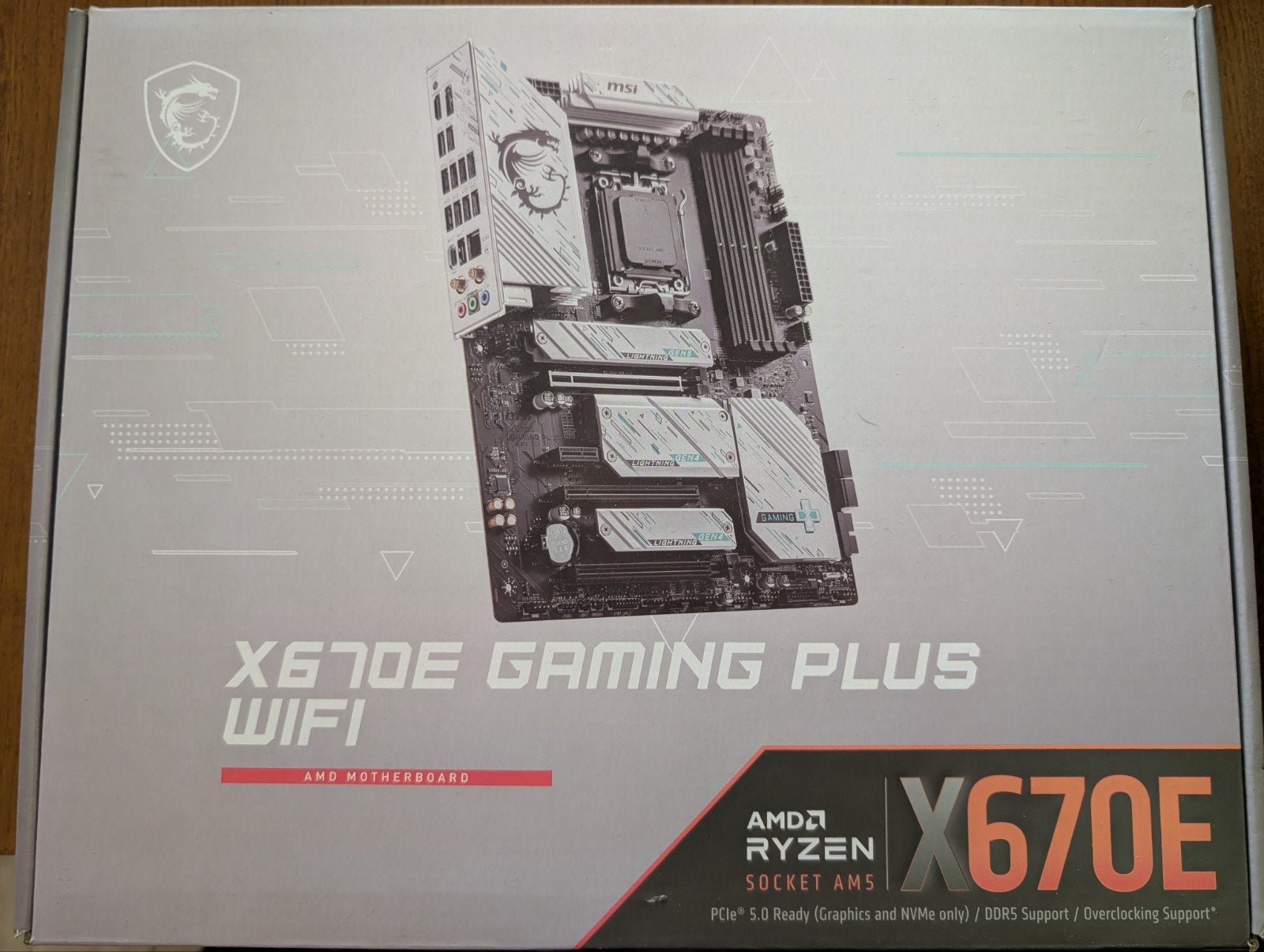 MSI X670E GAMING PLUS WIFI Moederbord - AM5, DDR5, Gebruikt, Ophalen of Verzenden, ATX, DDR5