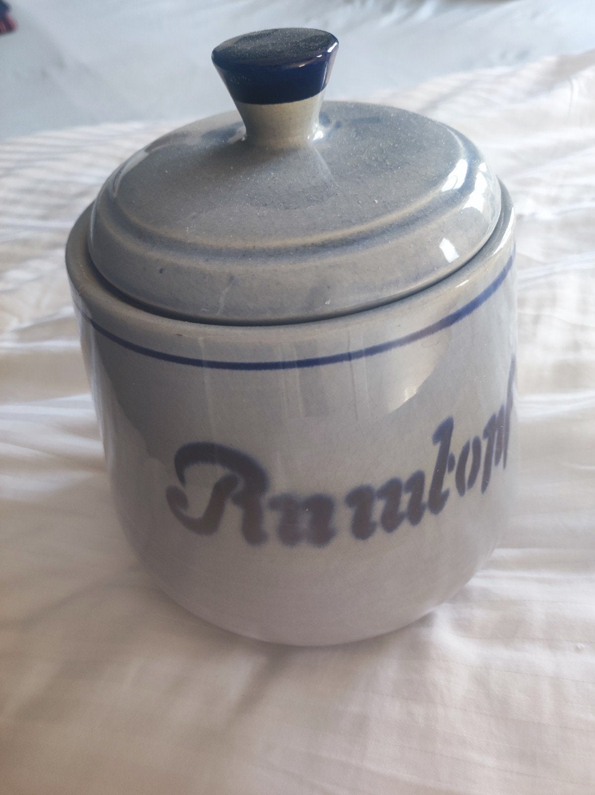 Klassieke Keramische Rumpot - ca. 20x20 cm, Antiek en Kunst, Ophalen of Verzenden