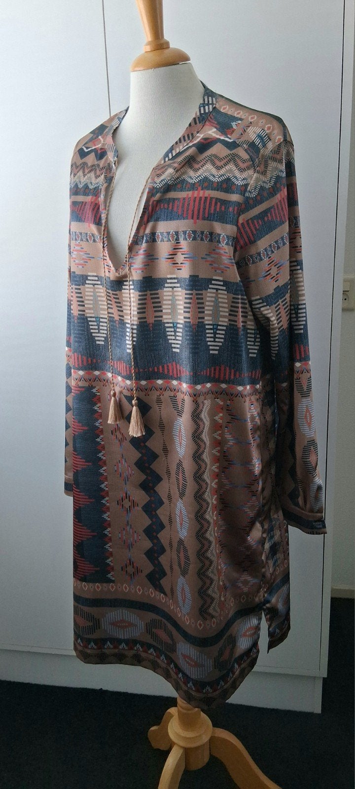 Expresso Tuniek Jurk met Etnische Print Maat 42, Ophalen of Verzenden