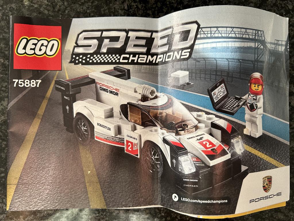 Lego Speed Champions 75887 Porsche 919 Hybrid, Ophalen of Verzenden, Gebruikt, Complete set, Lego