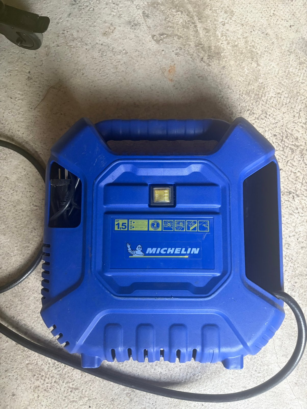 Michelin Compressor 1.5 PK - Compact en Mobiel, Doe-het-zelf en Verbouw, Compressors, Ophalen, Gebruikt, 6 tot 10 bar, Minder dan 200 liter/min