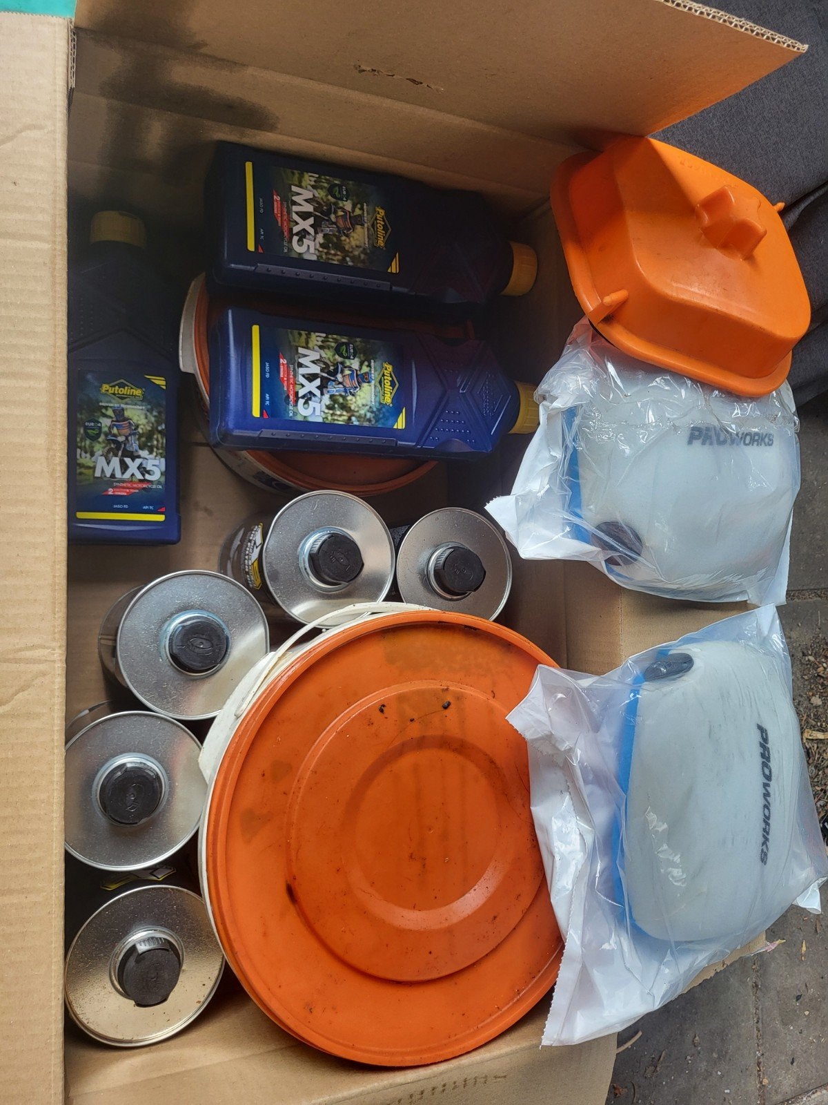 mx5 olie, filterolie, Luchfilters xx125/sxf250, filter emmer, Auto-onderdelen, Ophalen of Verzenden