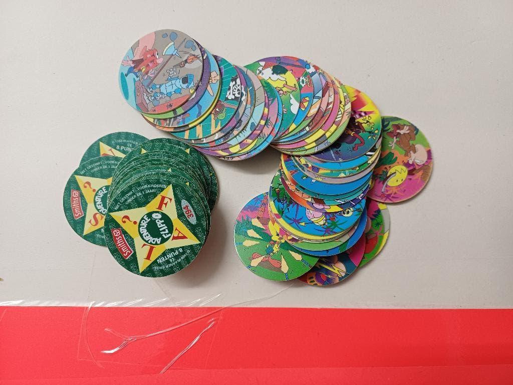 56 stuks Flippo's - Adventure Flippo - (LL), Verzamelen, Flippo's, Ophalen of Verzenden, Adventure, Losse flippo's