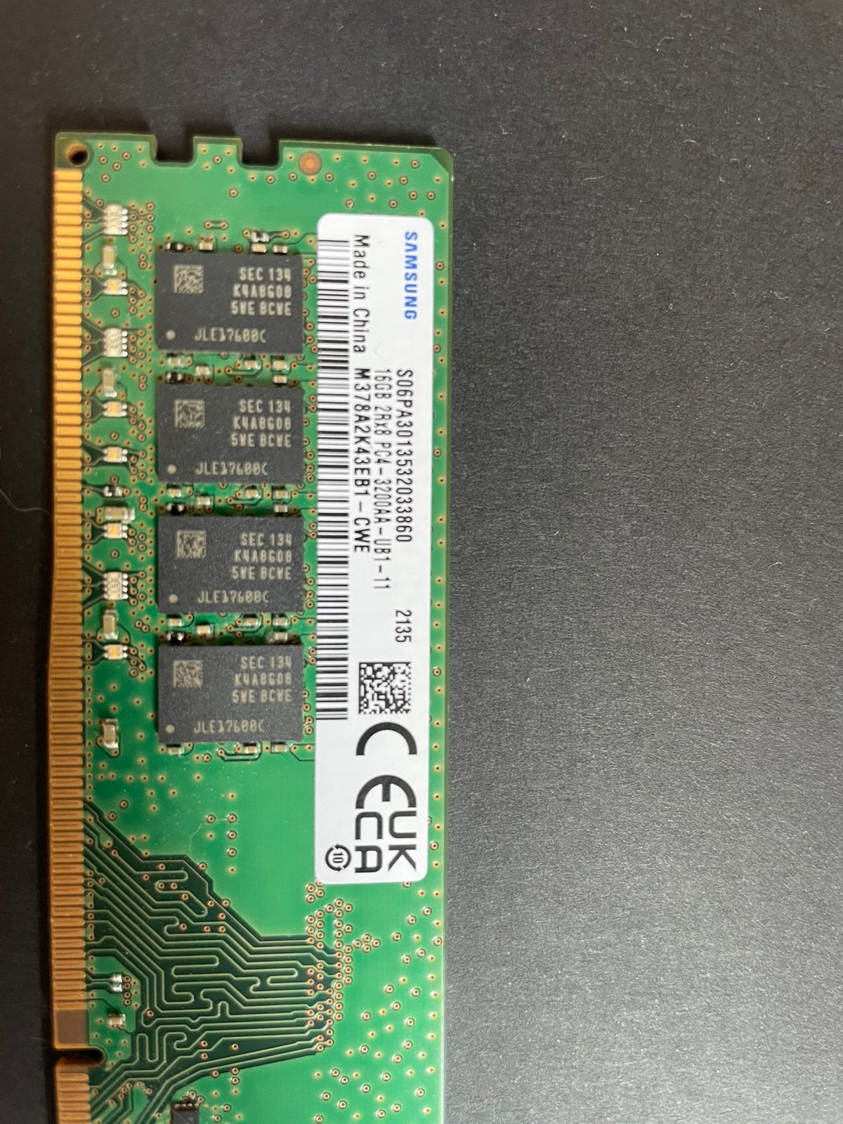 Samsung 16GB DDR4, Ophalen of Verzenden, Zo goed als nieuw, Desktop, USB