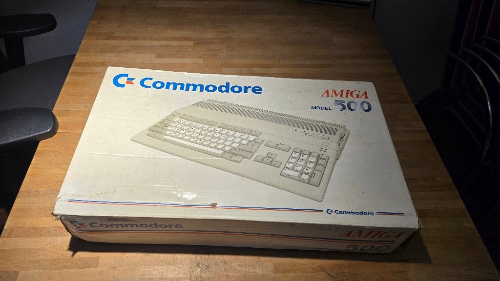 Commodore Amiga A500 met doos, Ophalen, Commodore