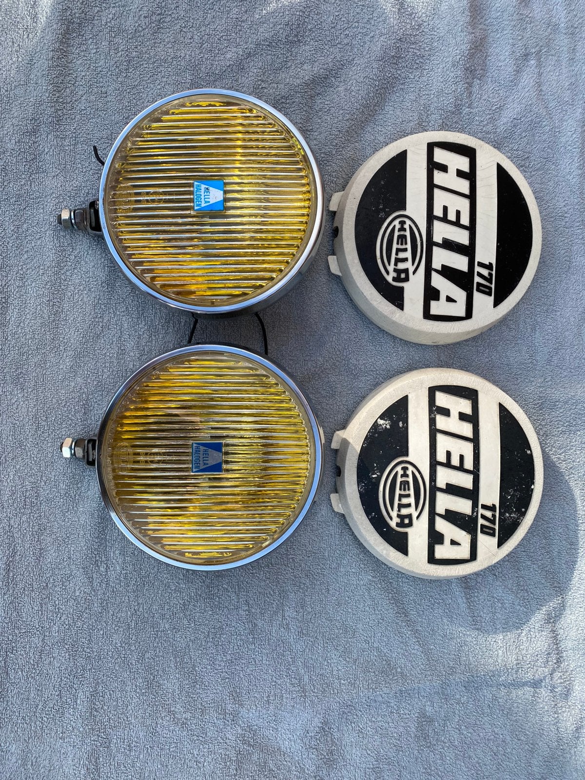 Hella Mistlampen jaren 70-80, Auto-onderdelen, Verlichting, Ophalen of Verzenden, Gebruikt