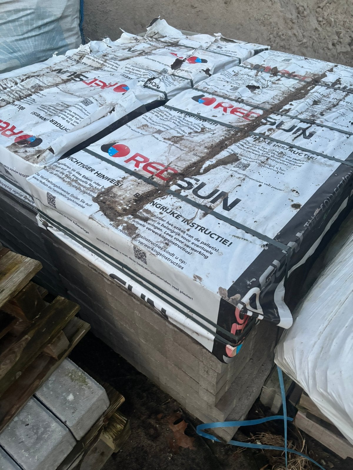 Te koop: sier Betontegel 60x60x6 smartton matterhorn, Nieuw, Ophalen of Verzenden, 10 m² of meer, Beton
