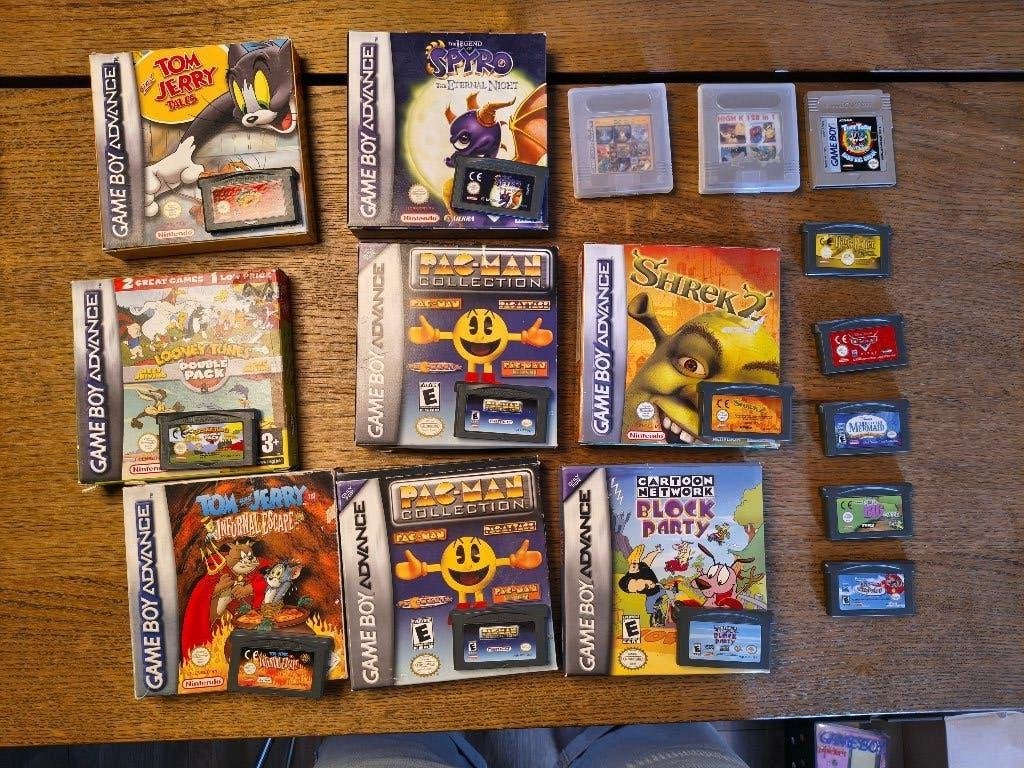 Gameboy Advance, Gameboy spelletjesbundel, Avontuur en Actie, Gebruikt, 1 speler, Ophalen of Verzenden