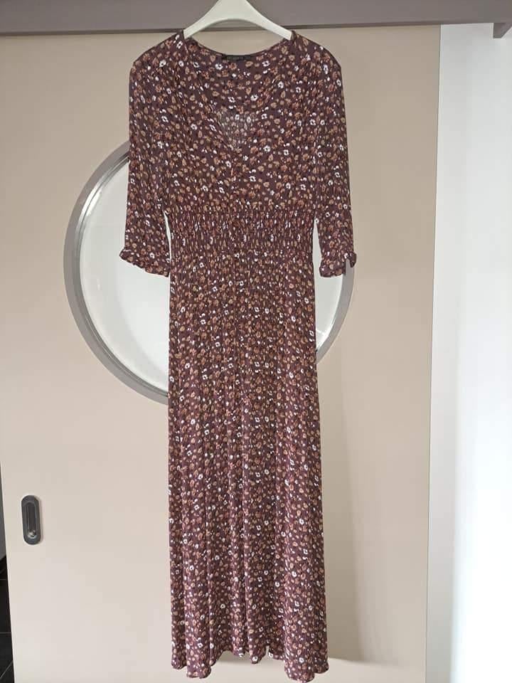 Jöwell toffe jurk, S/M, maxi jurk, 134 cm lang, Kleding | Dames, Ophalen of Verzenden, Zo goed als nieuw, Maat 36 (S), Onder de knie