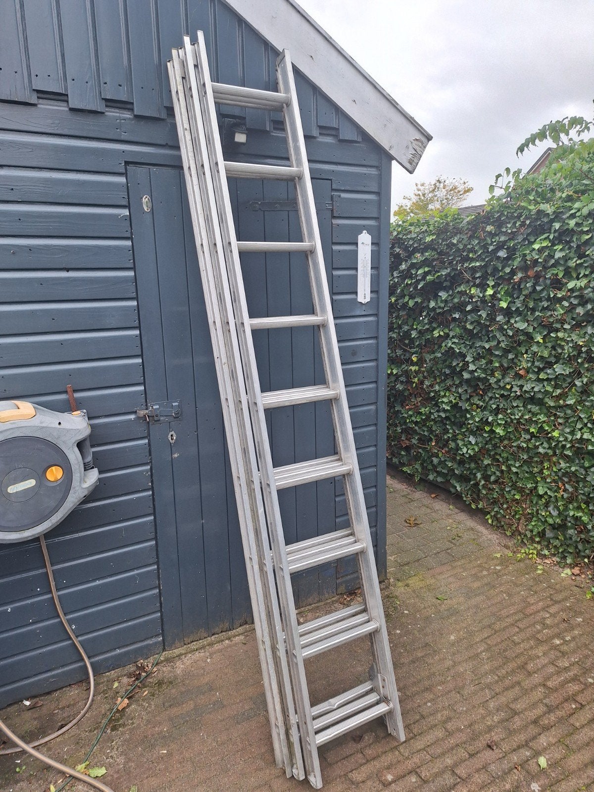 3 delige ladder, Ophalen, Gebruikt, 4 meter of meer