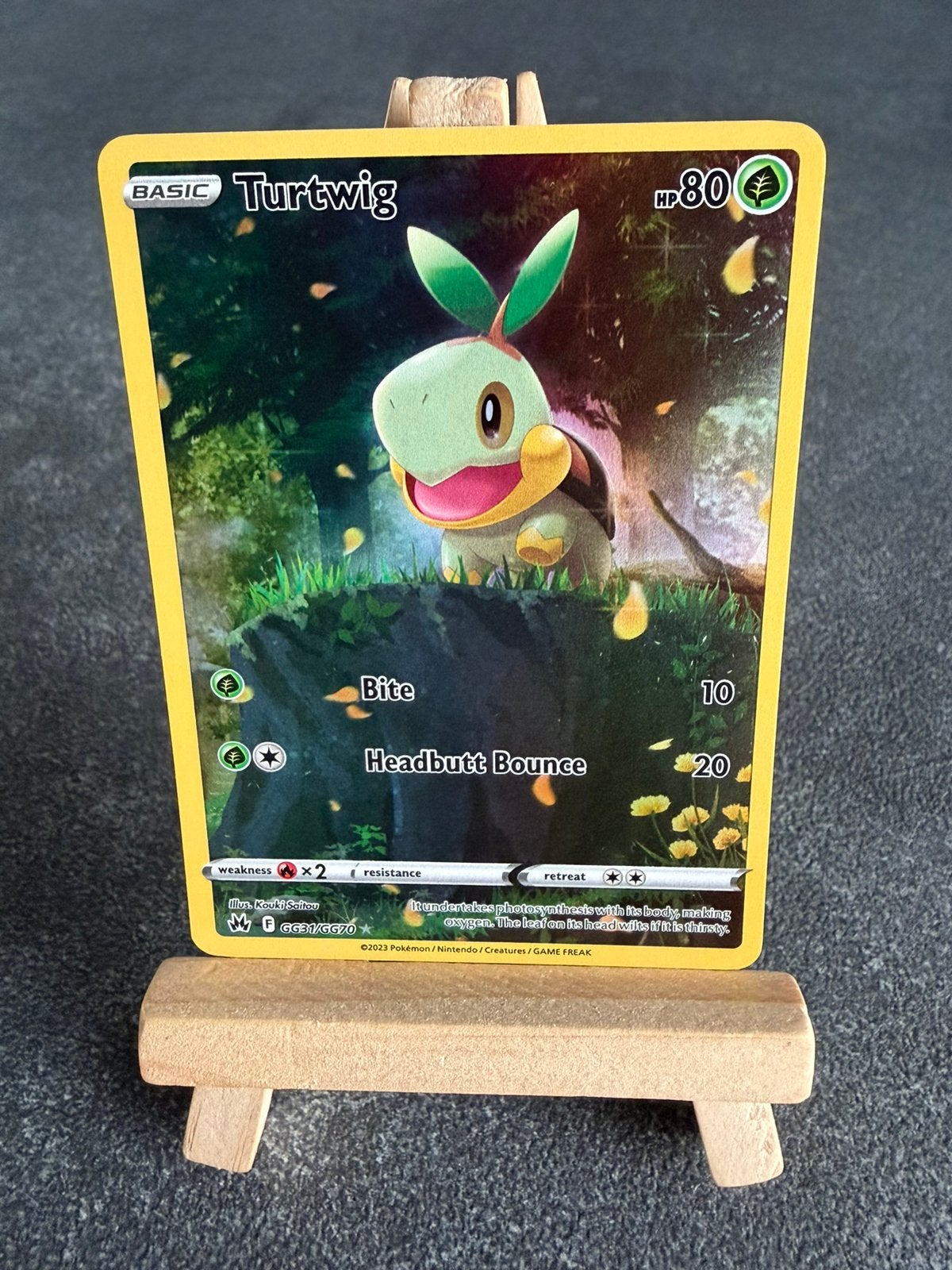 Turtwig (CRZ GG31) Pokémon Crown Zenith, Ophalen of Verzenden, Zo goed als nieuw