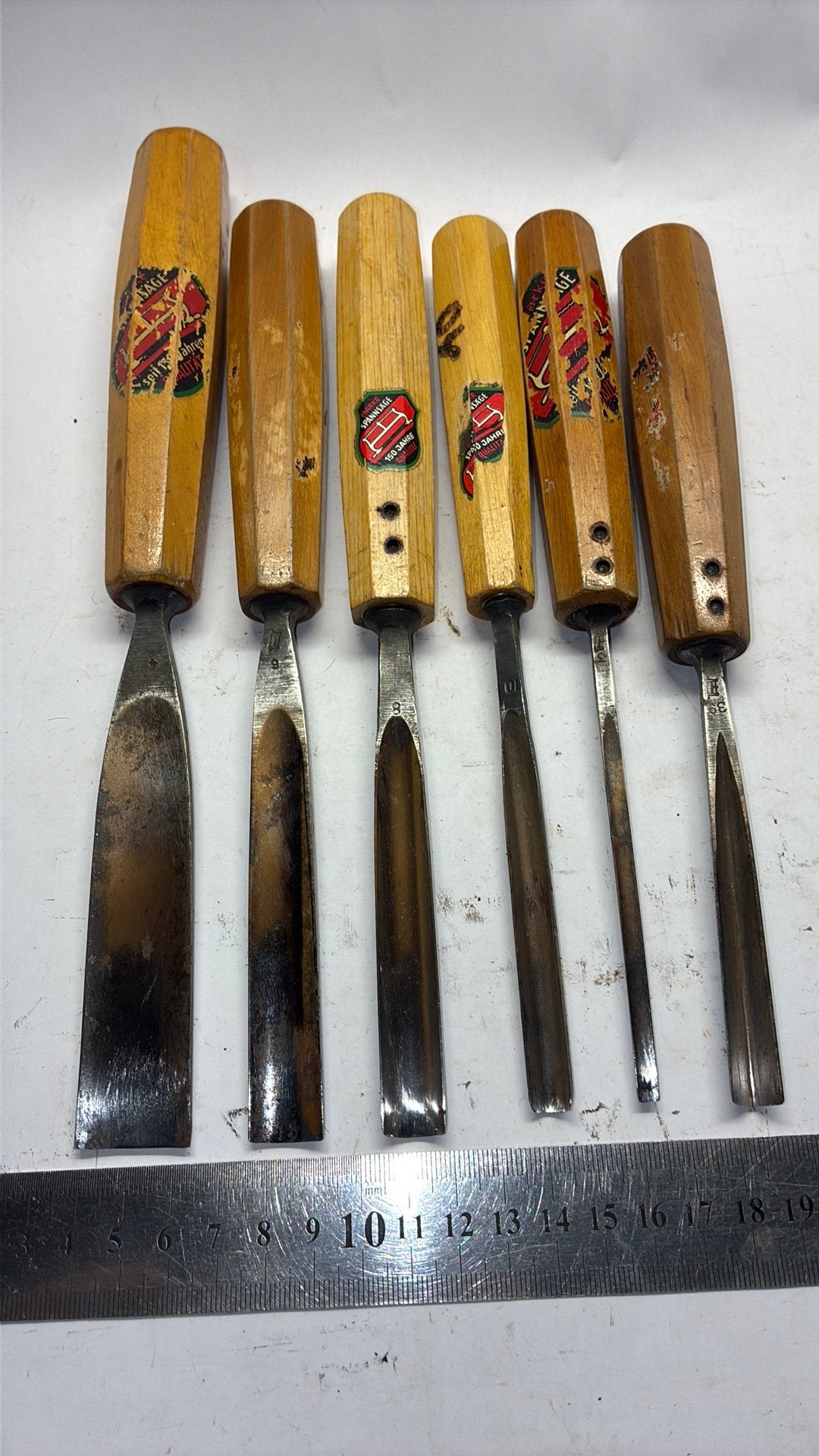Spannsage gutsen ( guts beitels gutsenset ), Hobby en Vrije tijd, Cursusmateriaal, Ophalen of Verzenden, Gebruikt