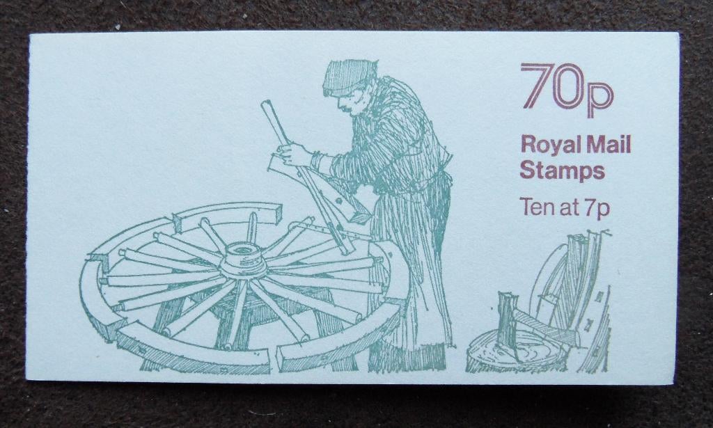 Postzegelboekje Engeland - Country Crafts - Wheel making, Ophalen of Verzenden, Postfris