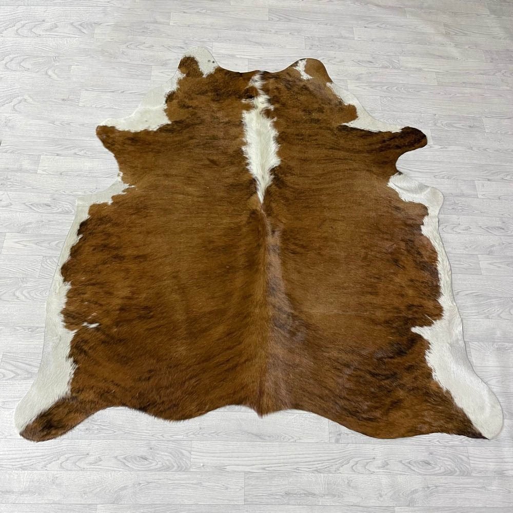 Koeienhuid bruin zwart wit 190x175cm | Lederstore, Landelijk, modern, Scandinavisch, industrieel, 150 tot 200 cm, Nieuw, 150 tot 200 cm