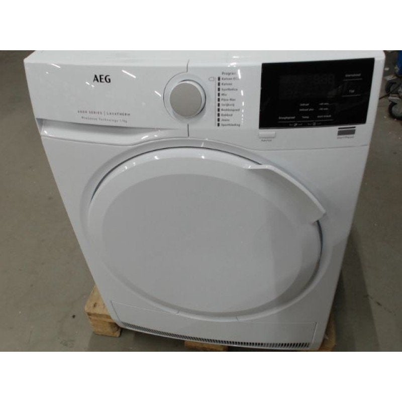 AEG Serie 6000 T6DB72GP ProSense condensdroger, Ophalen, 6 tot 8 kg, Zo goed als nieuw, Voorlader