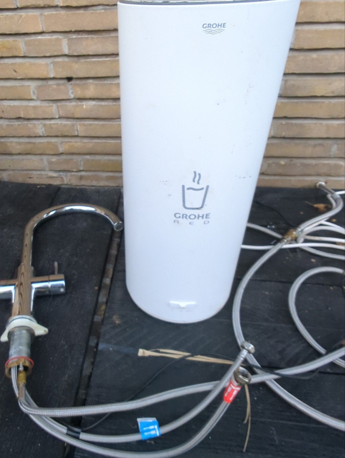 Grohe Keukenkraan met Boiler - Zo goed als nieuw, Ophalen, Overige typen, Grohe, Zilver