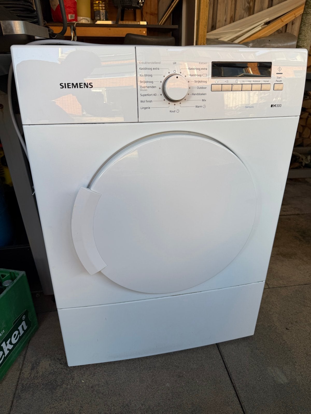 Siemens WT34A201NL Condensdroger - Zonder slang, Ophalen, 6 tot 8 kg, Gebruikt, Voorlader