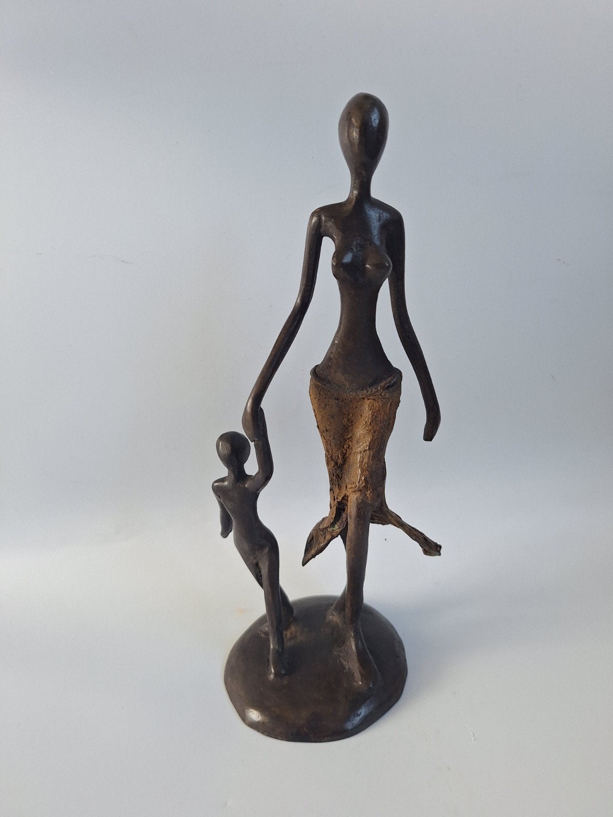 Prachtig bronzen beeld van Tahoua, Ophalen of Verzenden, Zo goed als nieuw