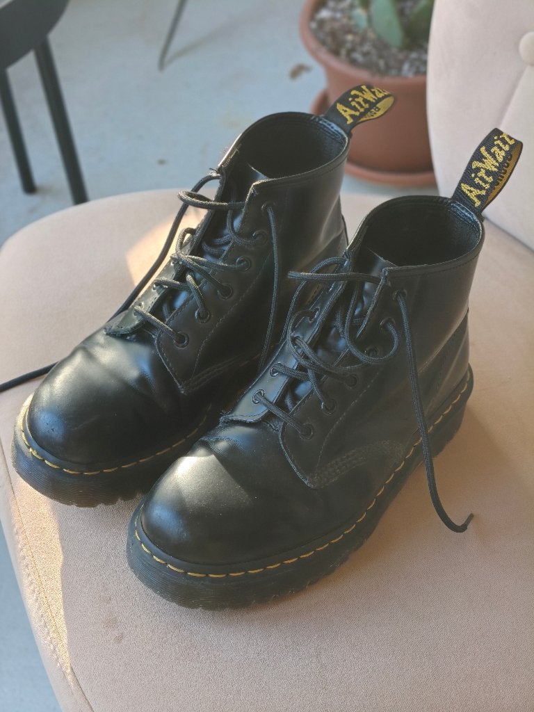 Dr. Martens 1460 Bex Smooth Black — heren veterboots, Ophalen of Verzenden, Zo goed als nieuw, Zwart
