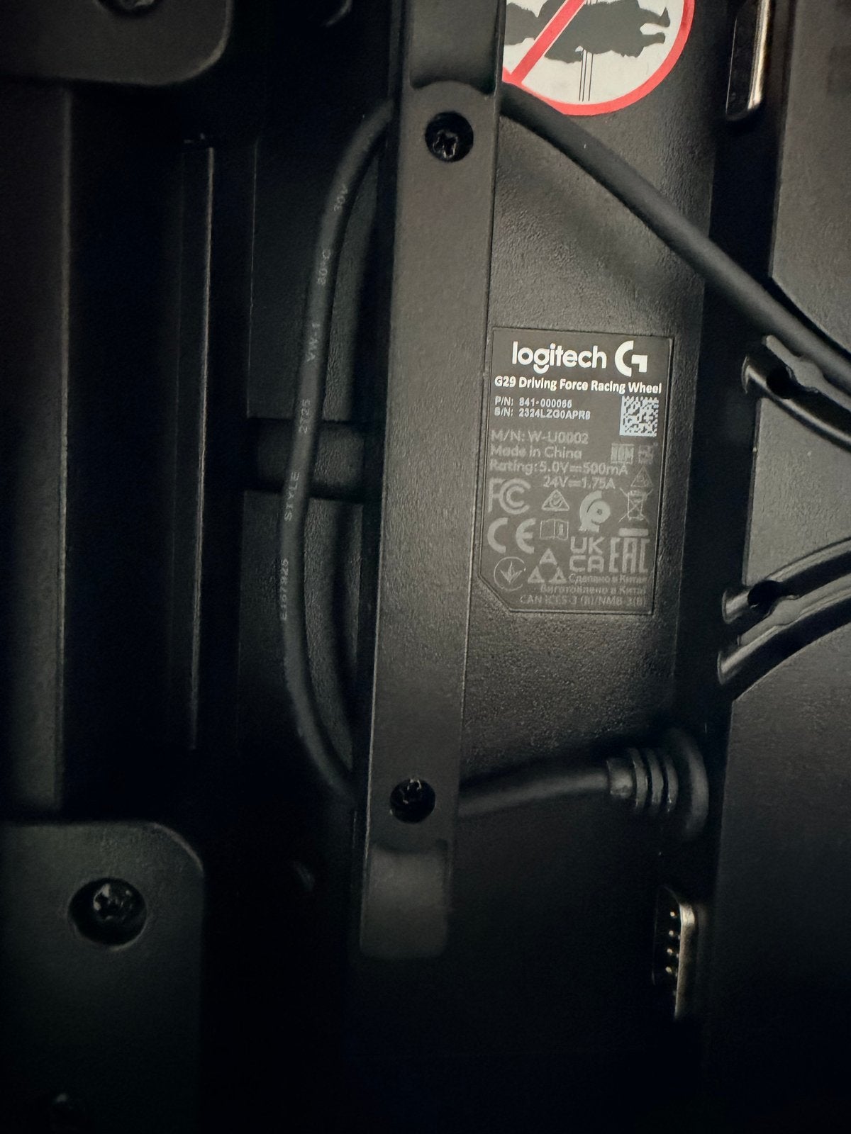 Logitech G29 Driving Force Racing Wheel + Pedalen, Spelcomputers en Games, Ophalen, Zo goed als nieuw, Stuur of Pedalen, PlayStation 4