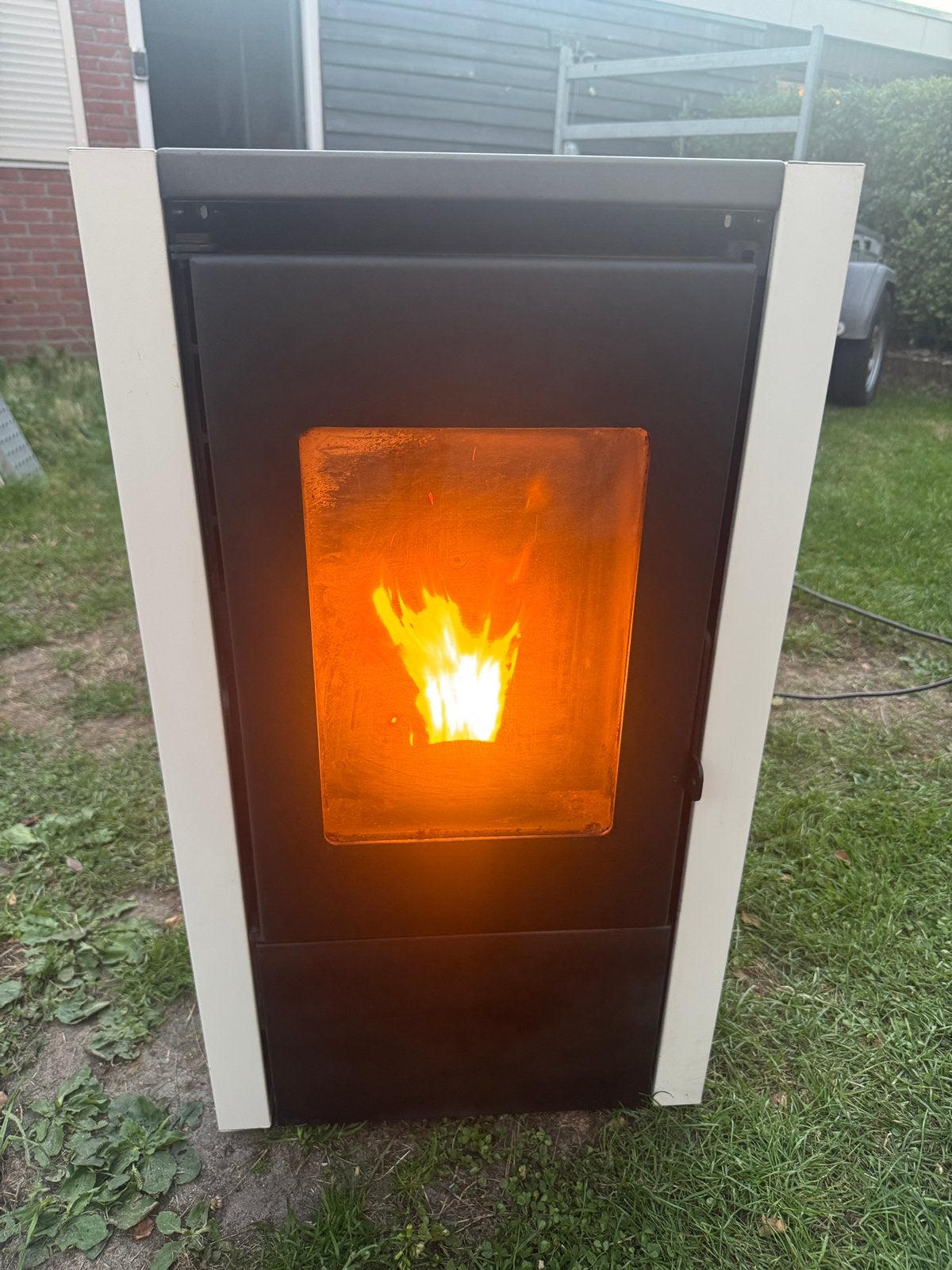 Belgastove 6 pelletkachel van 6,15kW, Ophalen, Zo goed als nieuw, Overige brandstoffen, Pelletkachel