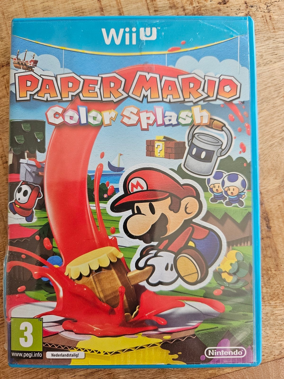 Paper Mario Color Splash - Wii U (Zo goed als nieuw), Spelcomputers en Games, Games | Nintendo Wii U, Avontuur en Actie, 1 speler