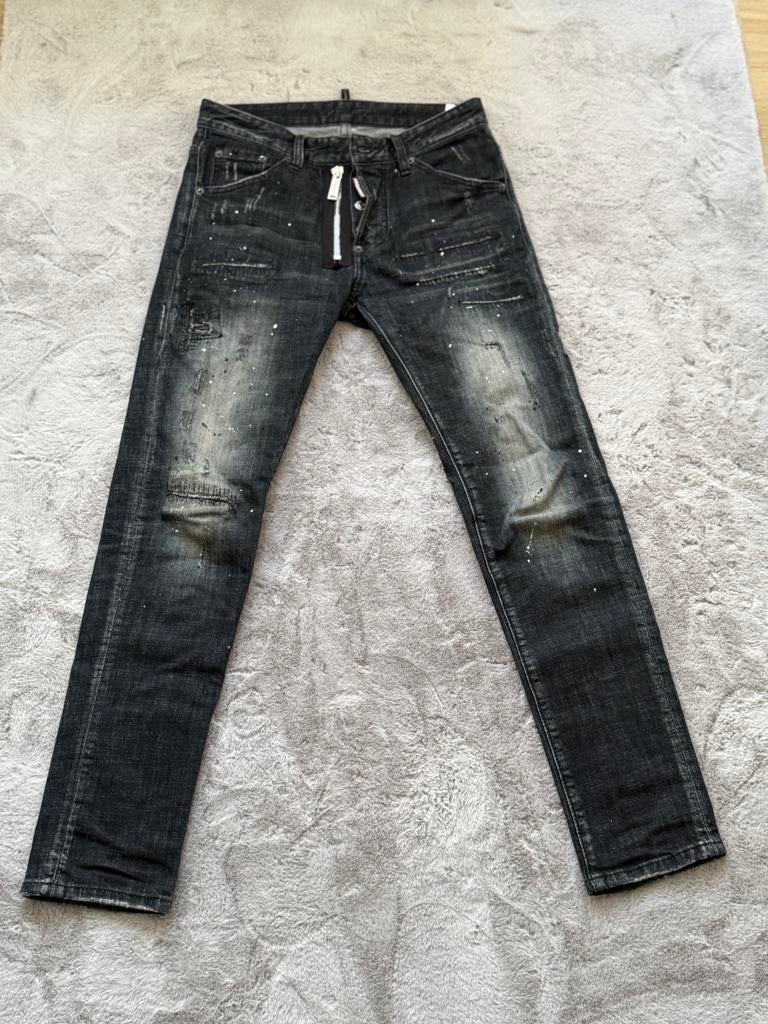 Dsquared Jean, Ophalen of Verzenden, Zo goed als nieuw, Blauw, W32 (confectie 46) of kleiner