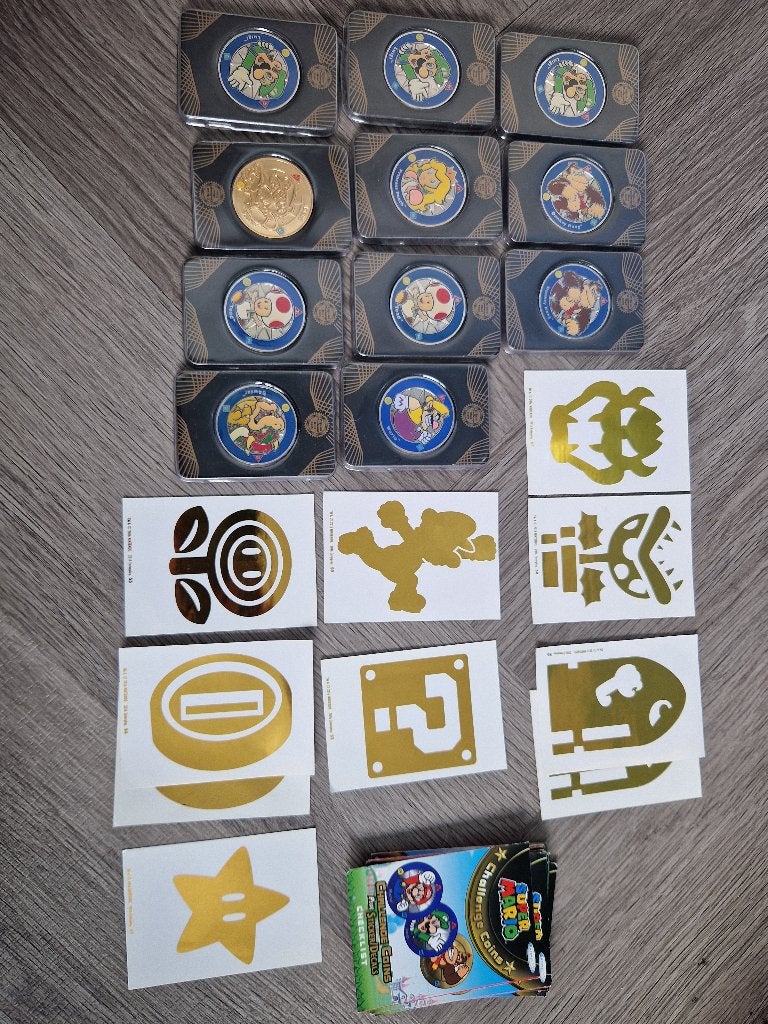 Super mario challenge coins (incl de 24k gp mario), Ophalen of Verzenden, Zo goed als nieuw