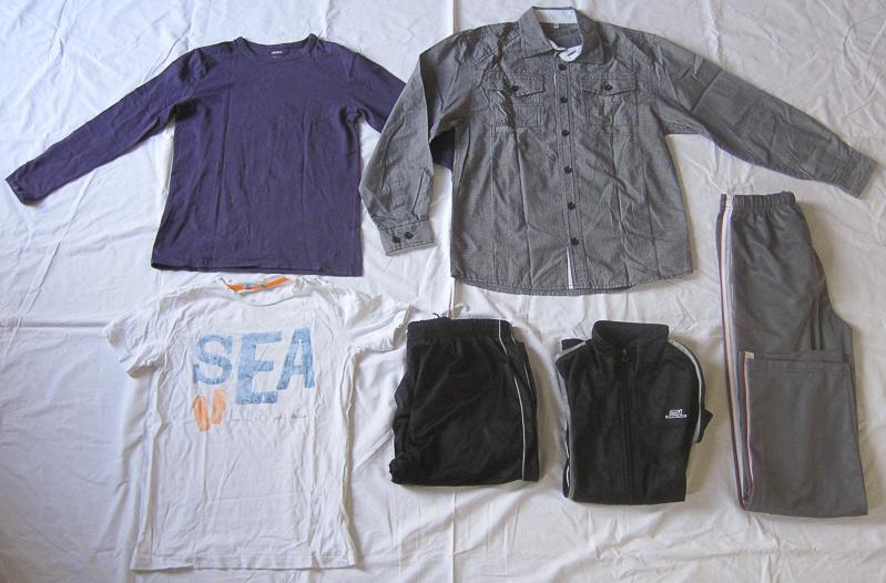 Pakket maat 146-152 jongen C&A + Hema + SL sportwear, Ophalen, Gebruikt, Maat 146