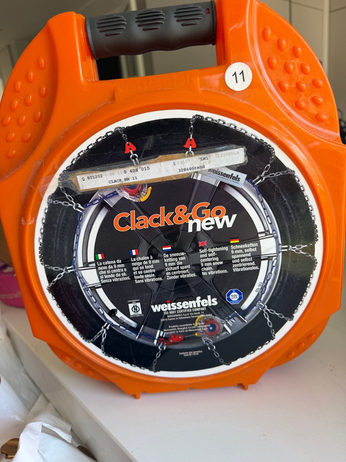 Weissenfels Clack&Go New sneeuwkettingen - Maat 11, Ophalen of Verzenden, Zo goed als nieuw
