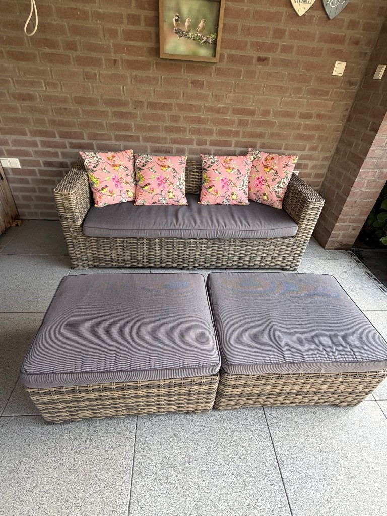 Tuinbank voor onder overkapping, Tuin en Terras, Tuinbanken, Ophalen, Gebruikt, Plastic