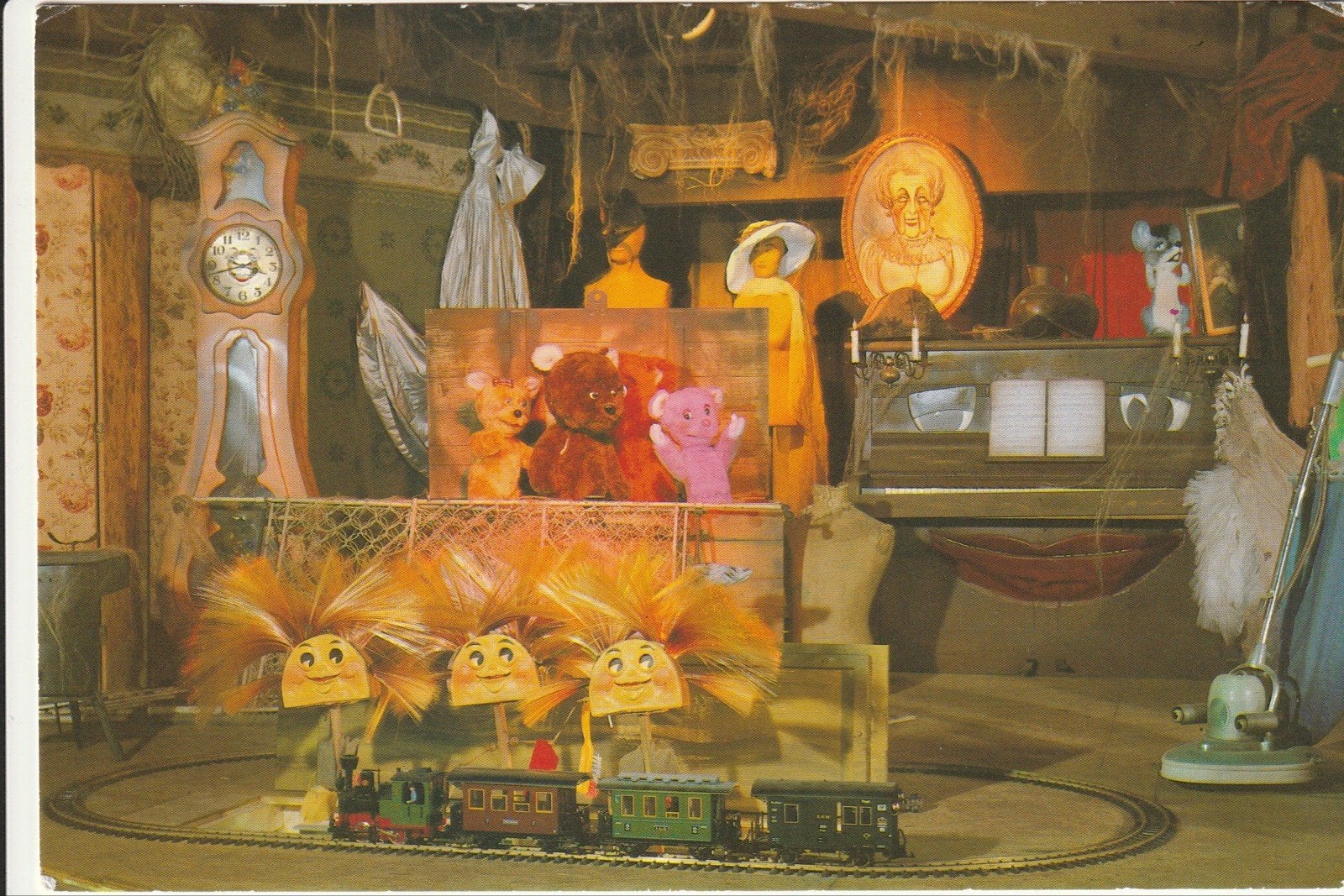 MODELTREIN STOOMLOC RIJTUIGEN KOLDERZOLDERSHOW DUINRELL PARK, Ophalen of Verzenden, 1960 tot 1980, Gelopen, Zuid-Holland