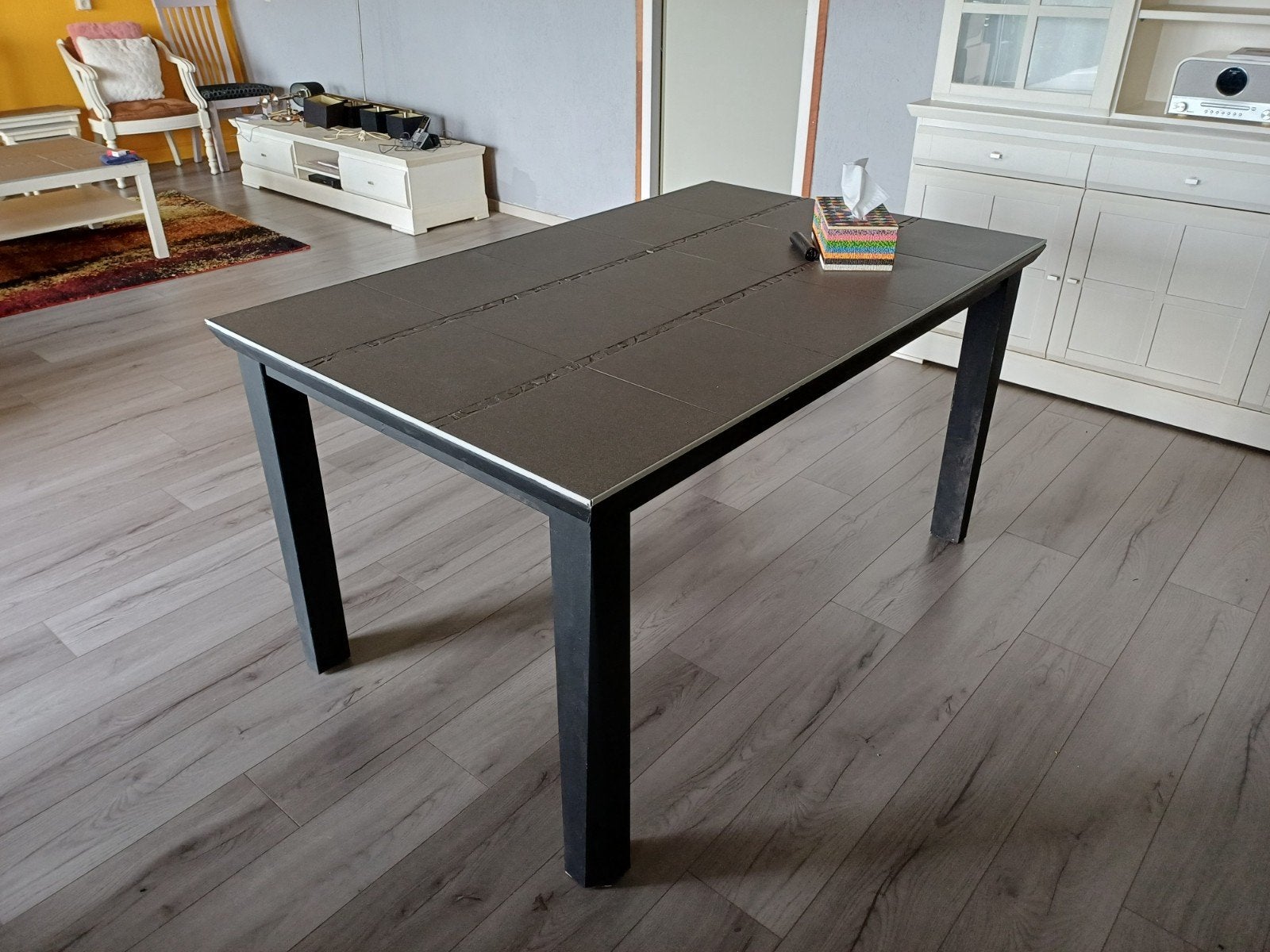 Eet/salontafel en tv kast, Huis en Inrichting, Ophalen, Rechthoekig, 50 tot 100 cm