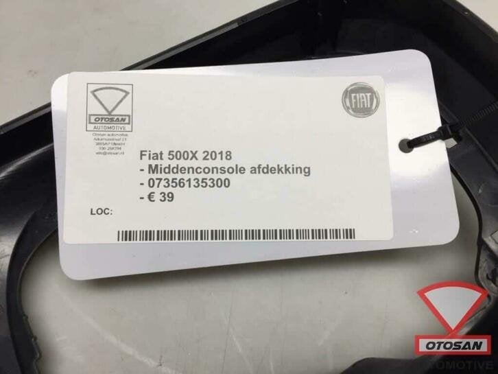 fiat 500x 2018 middenconsole afdekking 07356135300, Gebruikt, Stellantis Europe S.p.A., Ophalen of Verzenden, Info@stellantis.com