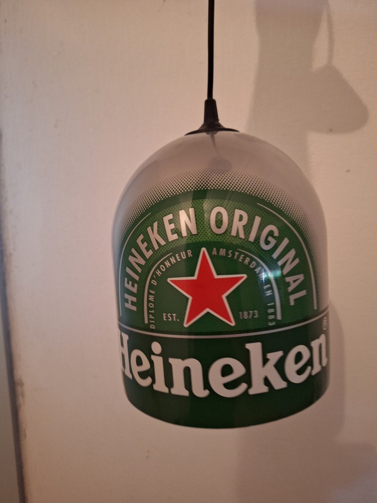 Heineken lampen van fusten - unieke sfeerverlichting, Verzamelen, Biermerken, Ophalen of Verzenden, Nieuw, Heineken
