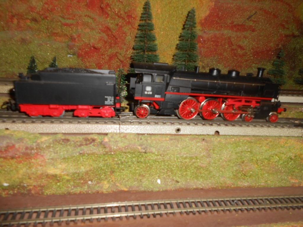 Märklin 3093 stoomlocomotief Br 18, de 18 478, Wisselstroom, Locomotief, Verzenden, Zo goed als nieuw