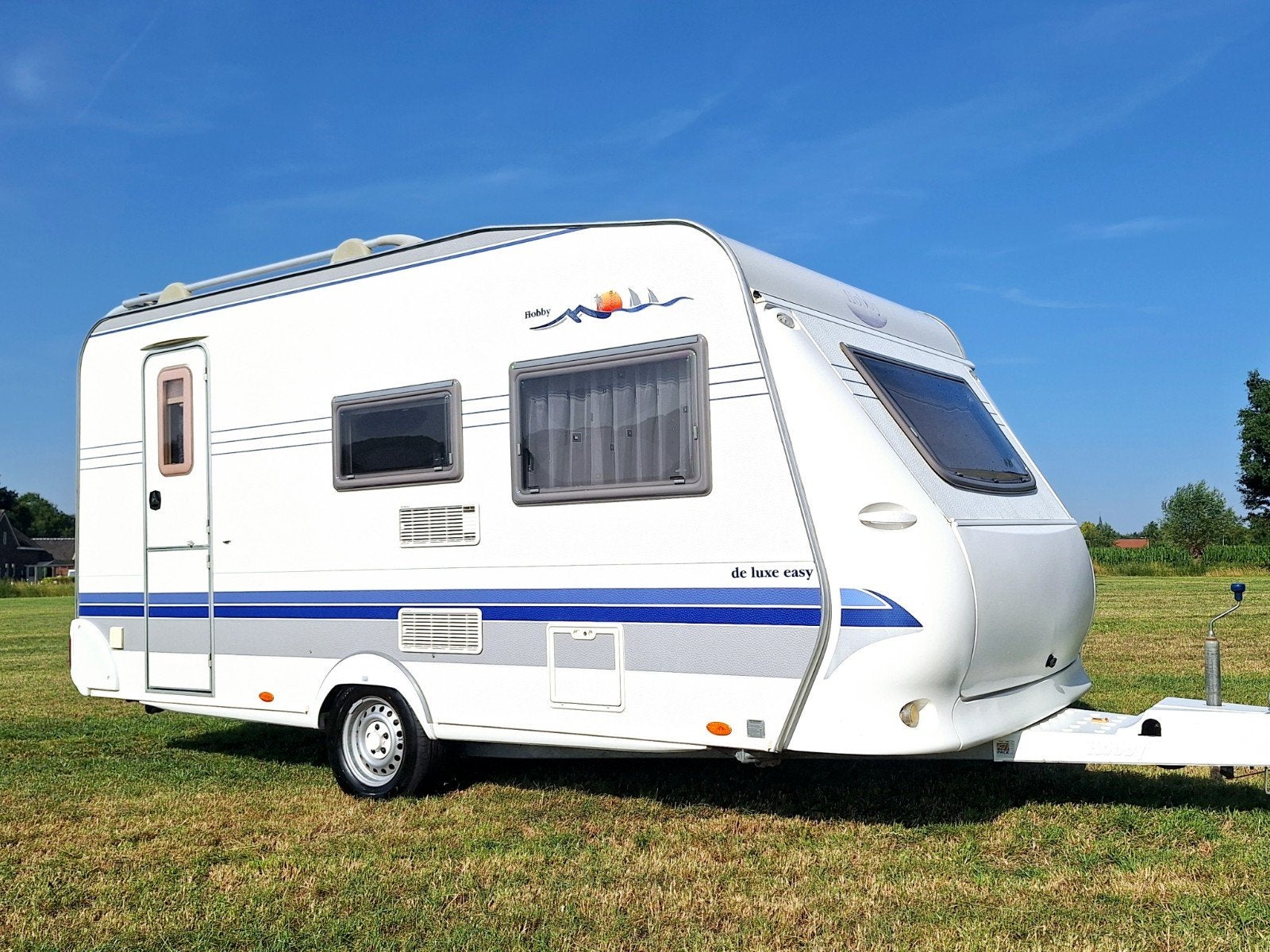 Hobby 440 2005, Caravans en Kamperen, Caravans, Hobby, Treinzit, Dwarsbed, Particulier