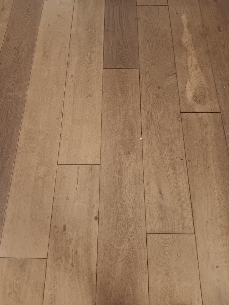 massief eiken vloer, 20 cm breed!, Ophalen, Gebruikt, Vloerdelen of -planken, 10 m² of meer