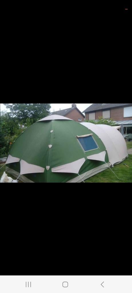 Karsten 300 oppomp tent zware kwaliteit!, Caravans en Kamperen, Tenten, Ophalen of Verzenden