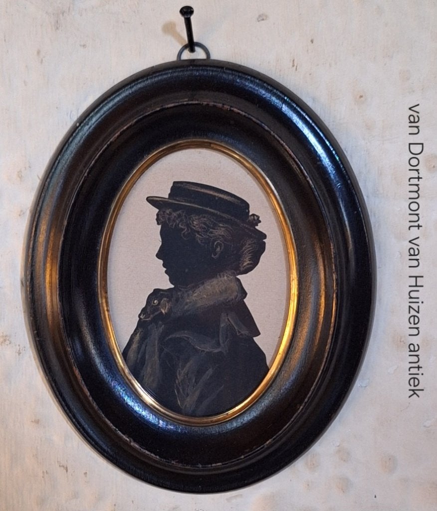 silhouetportretje 19e eeuw., Ophalen