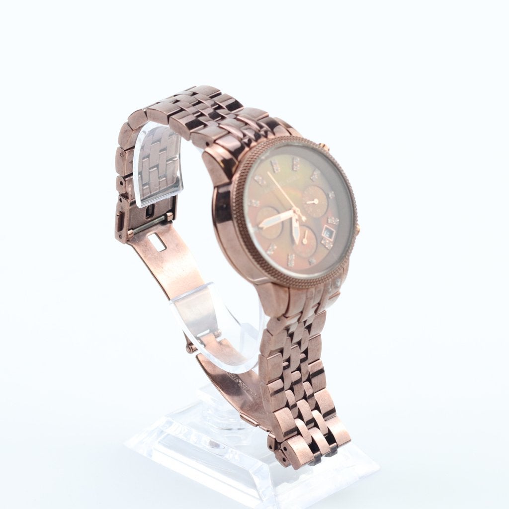 Michael Kors MK-5547 37mm Dames Horloge, Sieraden, Tassen en Uiterlijk, Horloges | Dames, Michael Kors, Zo goed als nieuw, Support@michaelkors.com
